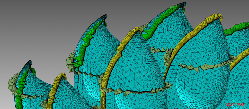 Prismatic Boundary Layer Mesh on Buckets