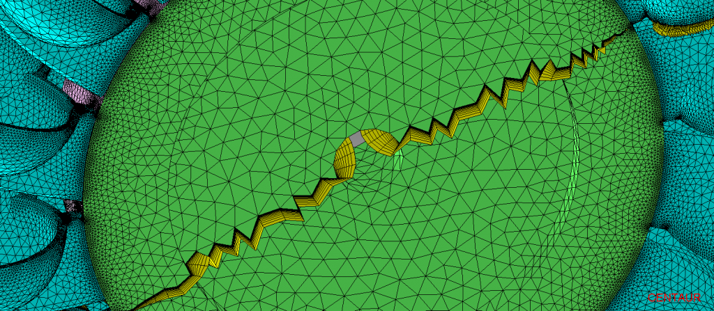 Prismatic Boundary Layer Mesh on Runner