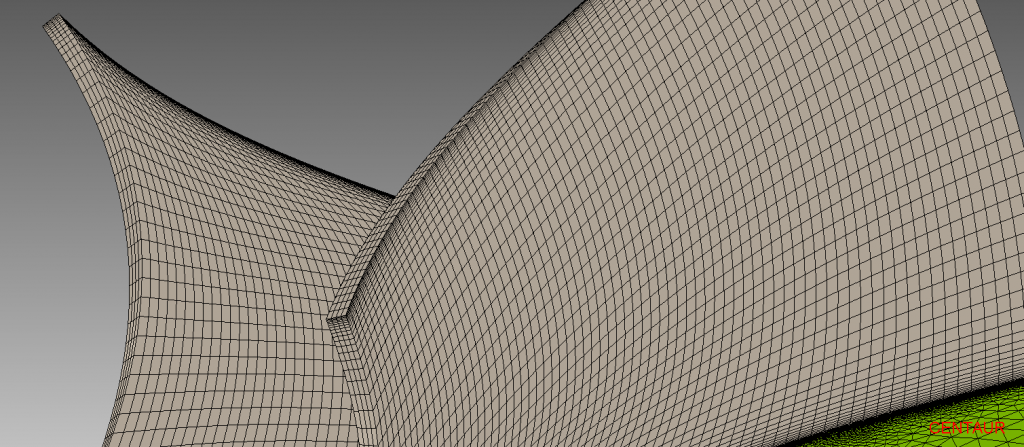 Structured Surface Mesh Blade