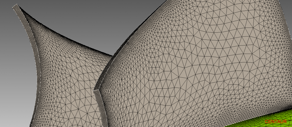 Unstructured Surface Mesh Blade